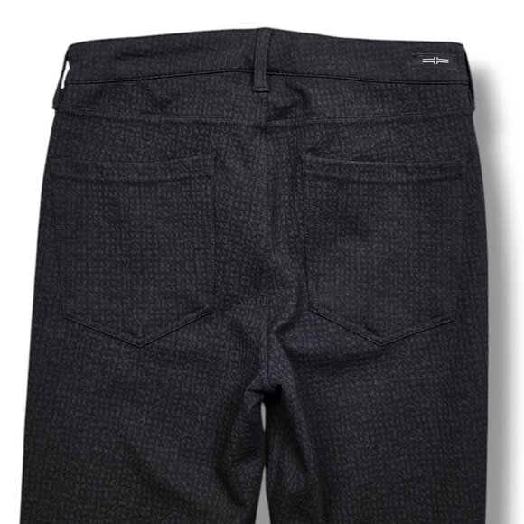 Liverpool Madonna Leggings Womens 8 Black Textured Skinny Mid Rise Pant - Picture 6 of 10